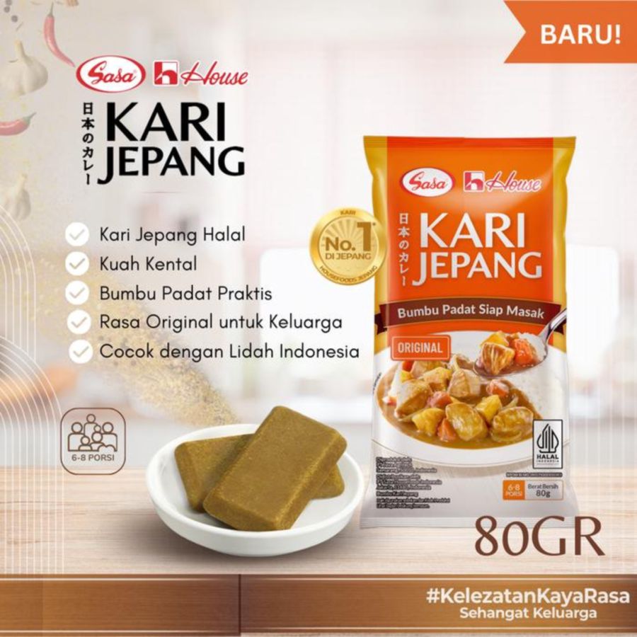Sasa House Kari Jepang Original 80gram