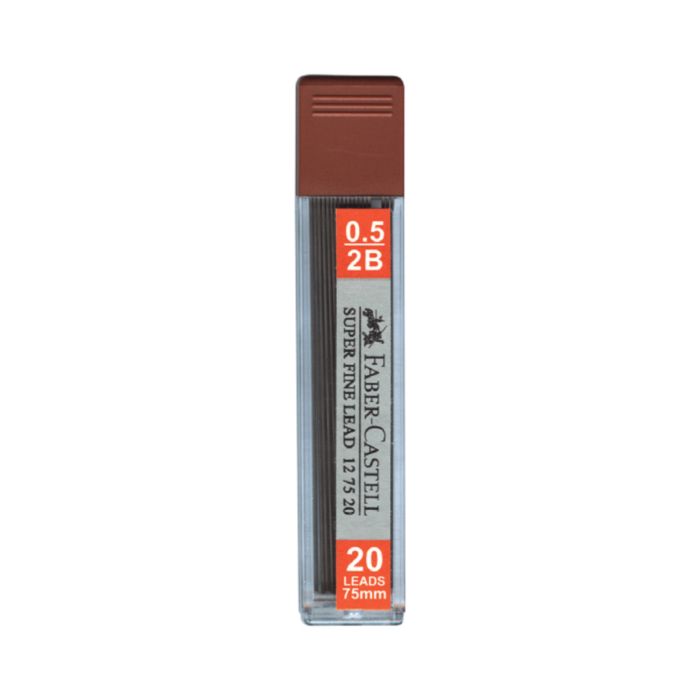 Faber Castell Super Fine Lead Isi Ulang Pensil Mekanik 2B 0.5mm