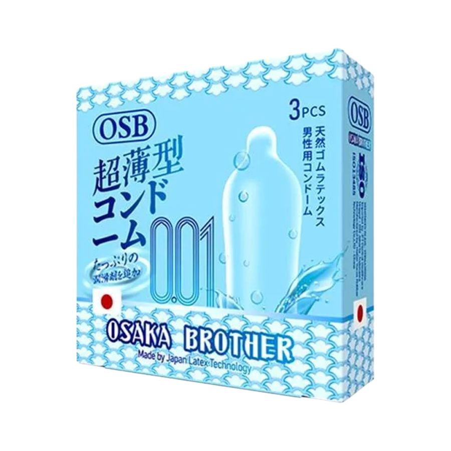 OSB Osaka Brother 001 Super Tipis Kondom Pria 3sachets