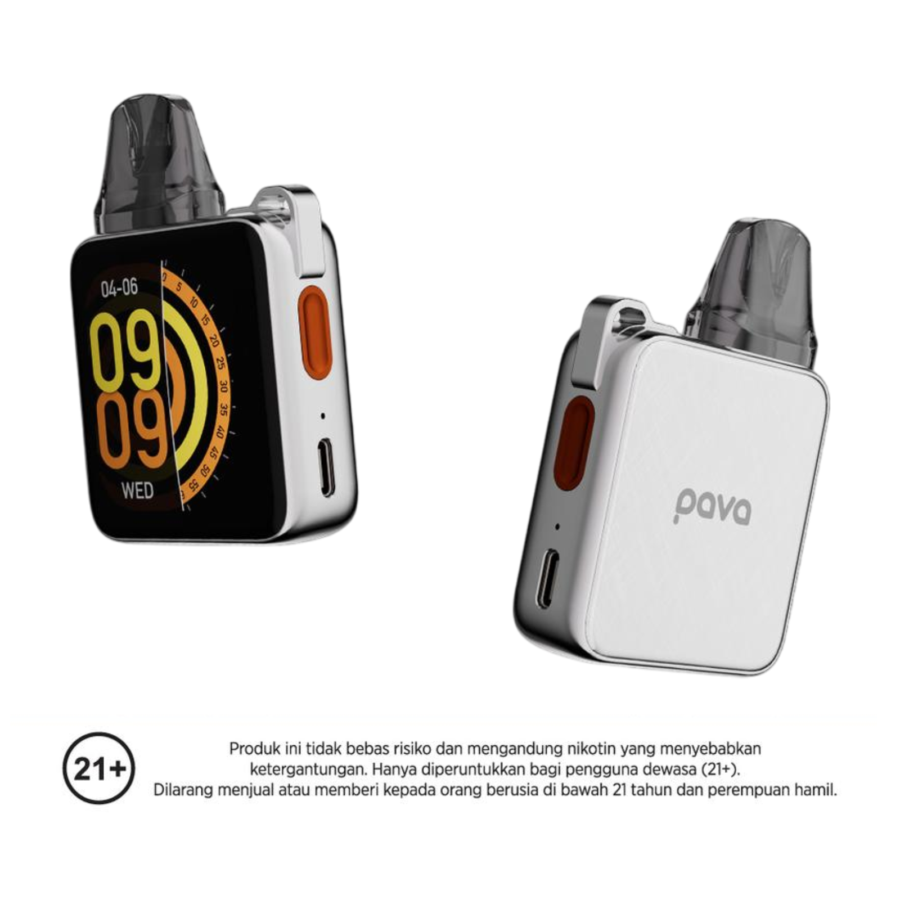 Pava Horiz AI Pod Kit 1300MAH Authentic Moonlight Silver Rokok Elektrik 1pcs