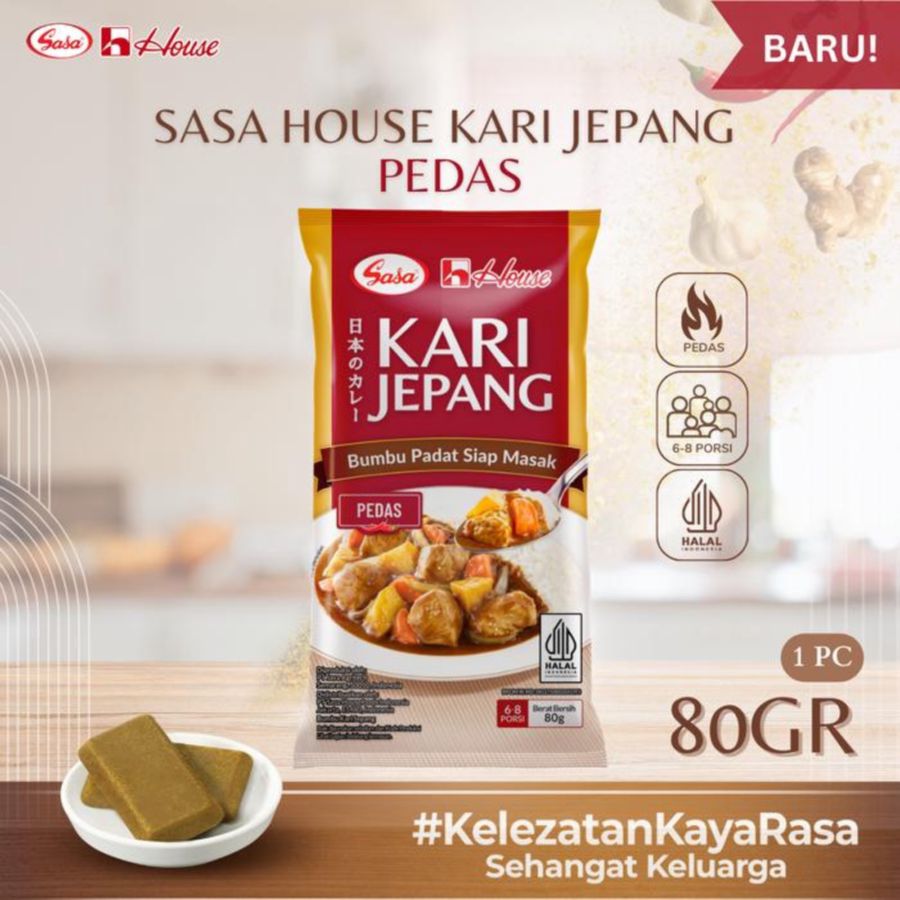 Sasa House Kari Jepang Pedas 80gram