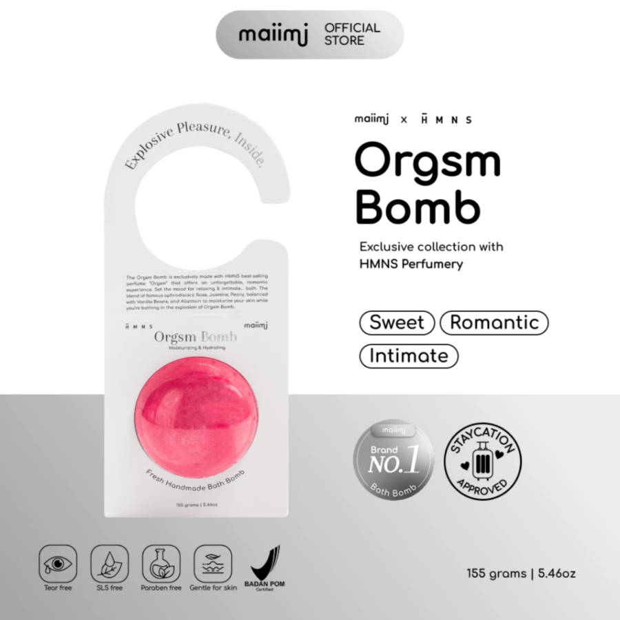 Maiimi X HMNS Orgsm Bath Bomb 155gram