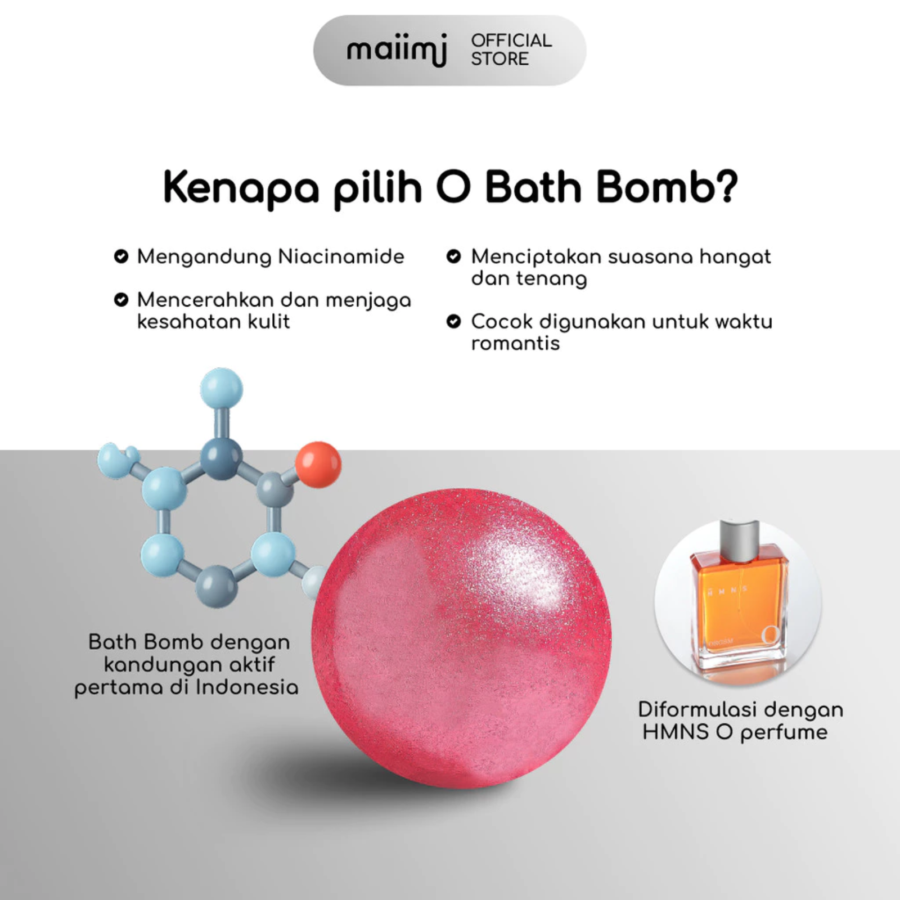 Maiimi X HMNS Orgsm Bath Bomb 155gram