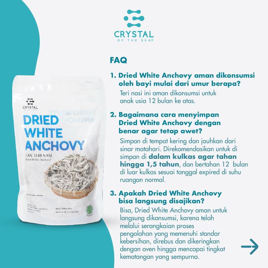 Crystal Of The Sea Dried White Anchovy 80gram