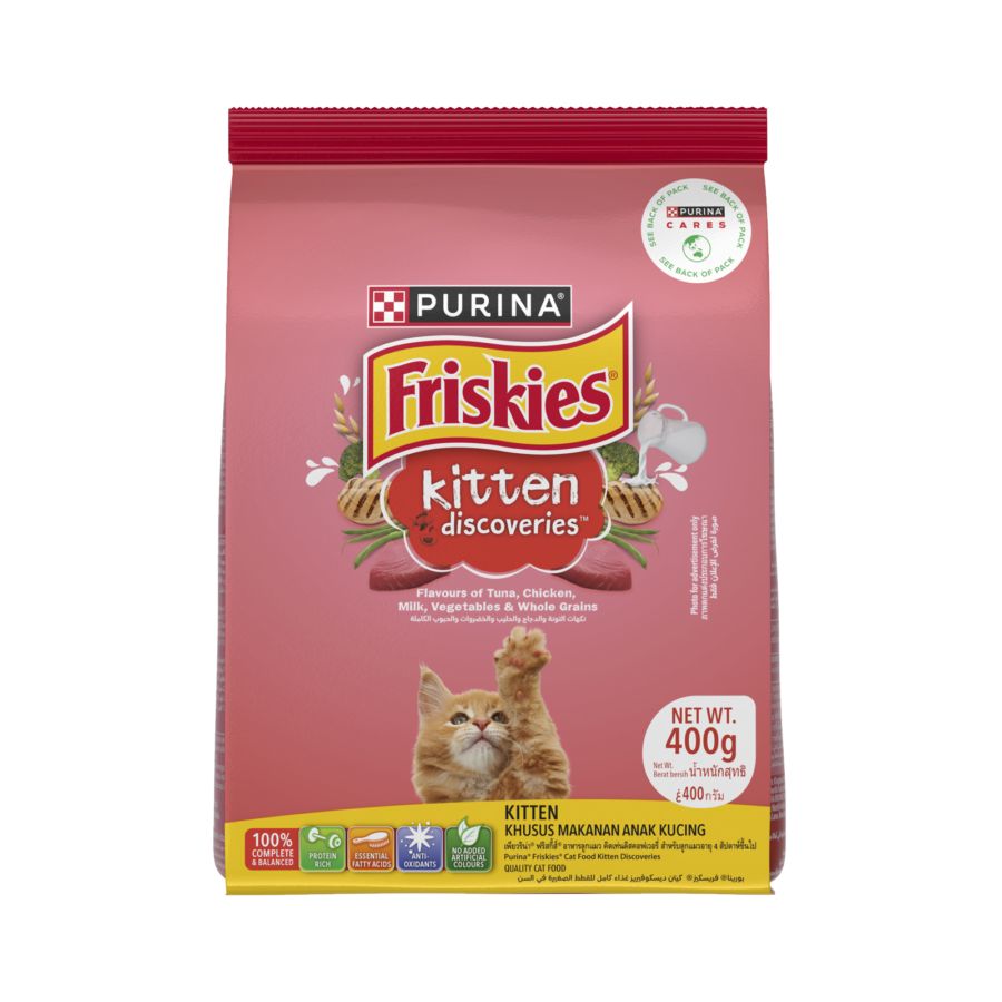 Friskies Kitten Discoveries Makanan Kucing Kering 400gram