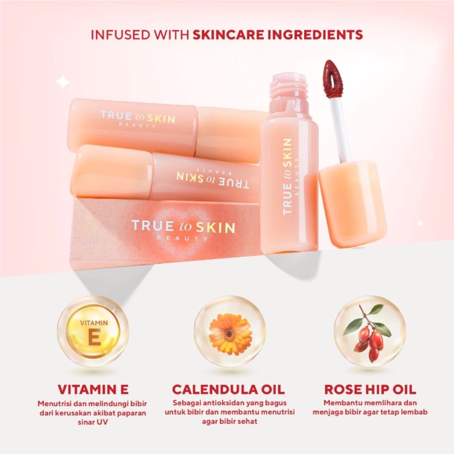 True to Skin Juicy Glass Tint Almond Mauve 1pcs