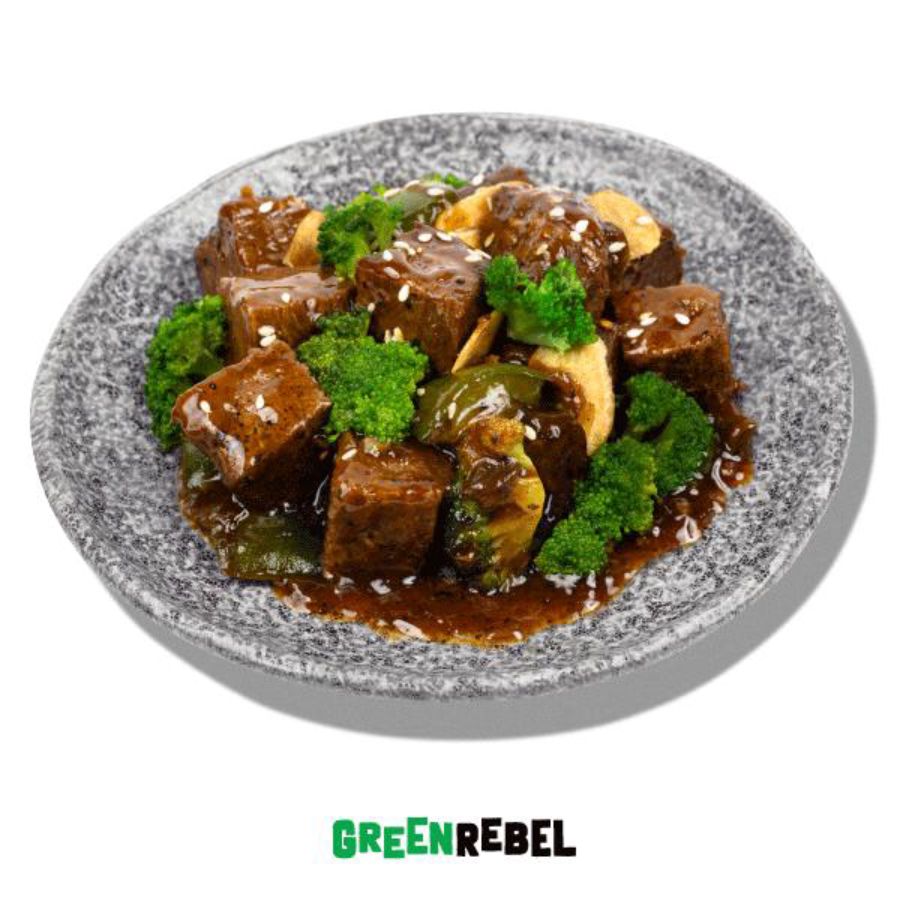 Green Rebel Protein Olahan Rasa Lada Hitam Blackpepper Steak Bites 200gram