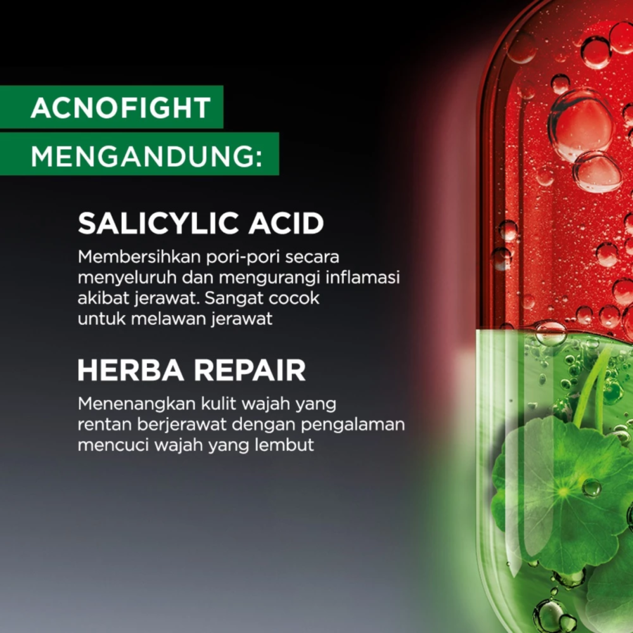 Garnier Men Acno Fight Anti-Acne Scrub Facial Wash 50ml