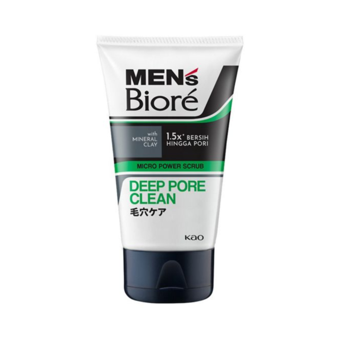 Men's Biore Deep Pore Clean Micro Power Scrub Facial Wash
