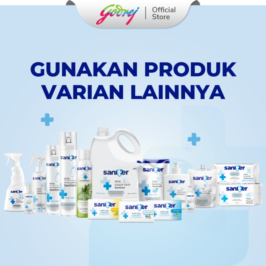 Saniter Fresh Clean Antibacterial Handwash Pouch 400ml