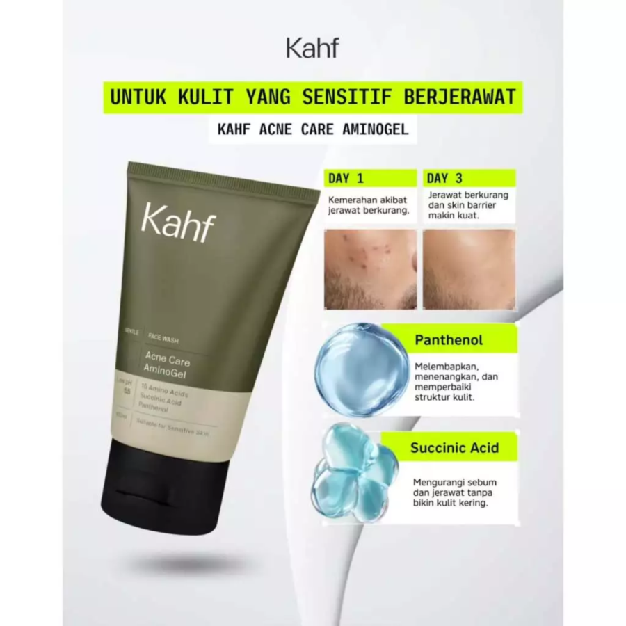 Kahf Acne Care Amino Gel Face Wash 100ml