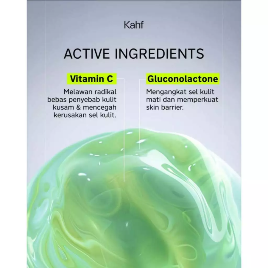 Kahf Bright Revitalizing Amino Gel Face Wash 100ml
