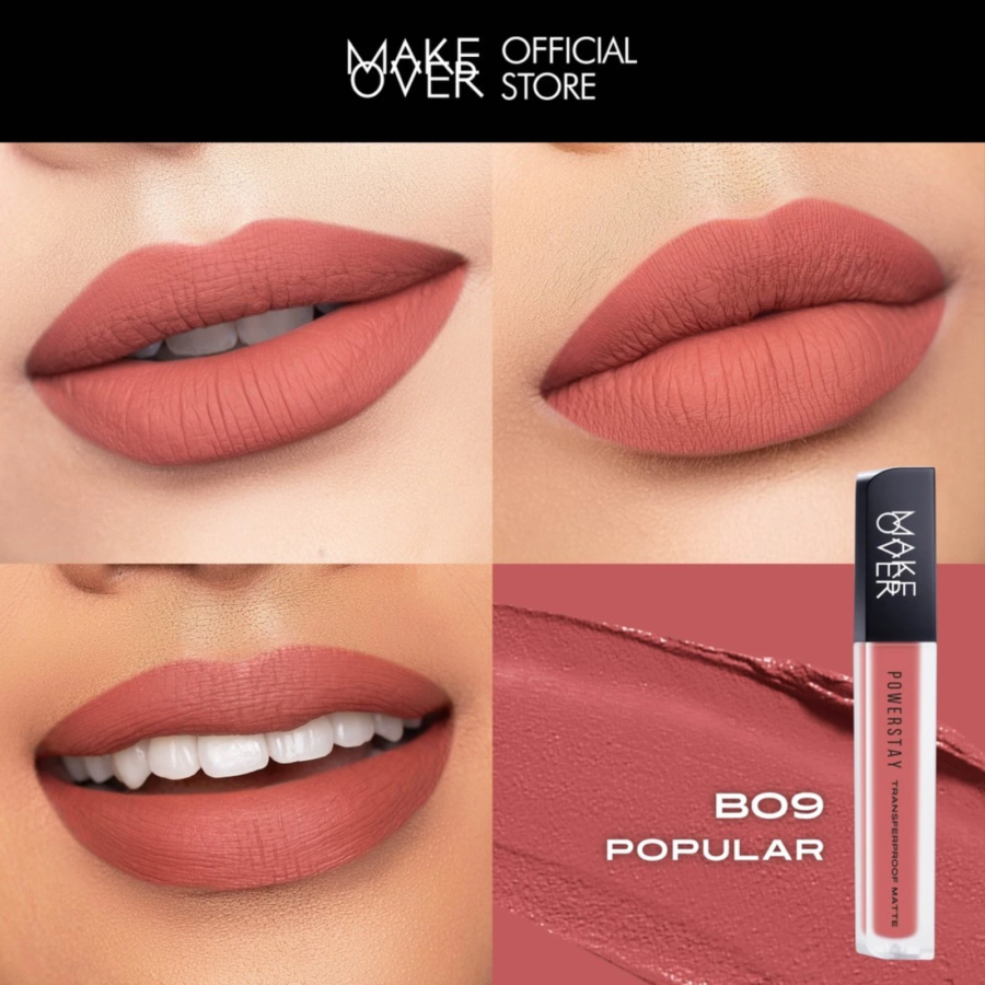 Make Over Powerstay Transferproof Matte B09 Popular Lip Cream 7gram