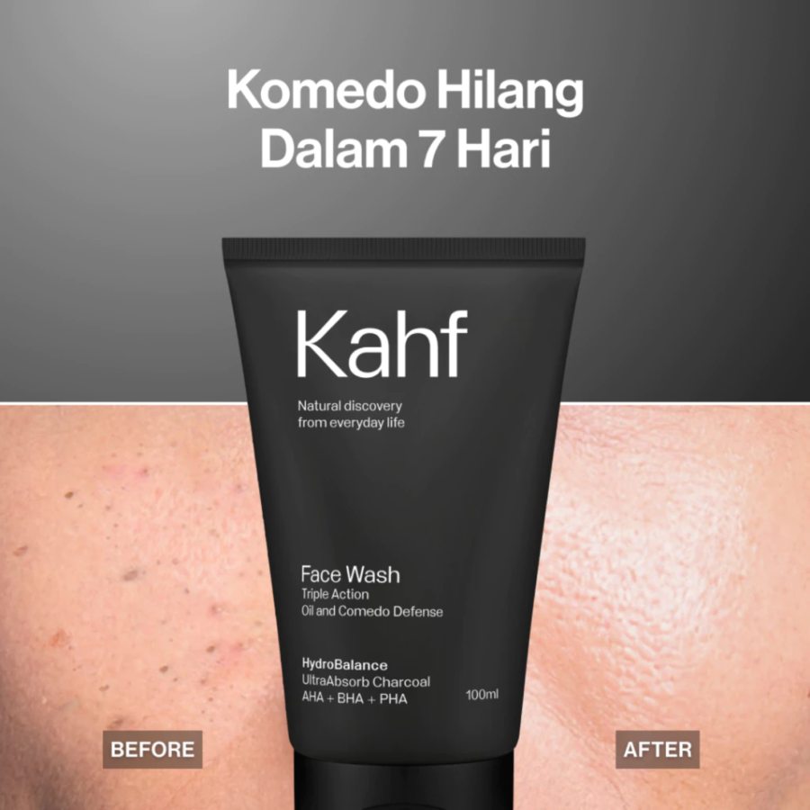 Kahf Triple Action Oil & Comedo Defense Face Wash 100ml