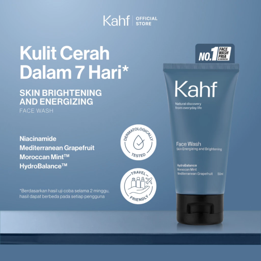 Kahf Energizing & Brightening Face Wash 50ml