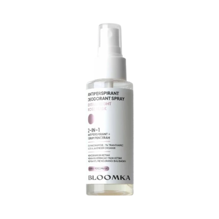 Bloomka Bright Rose Musk Antiperspirant Deodorant Spray