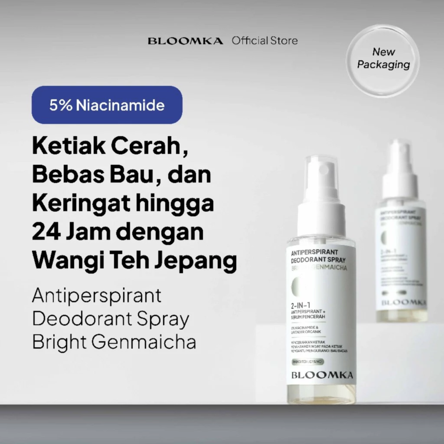 Bloomka Bright Genmaicha Antiperspirant Deodorant Spray 100ml