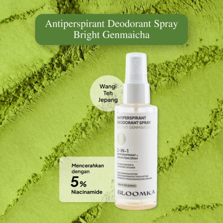Bloomka Bright Genmaicha Antiperspirant Deodorant Spray 100ml
