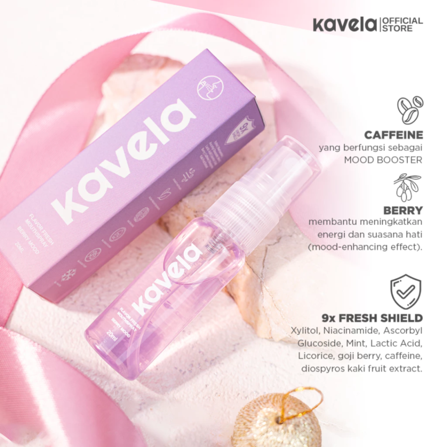 Kavela Berry Mood Mouthspray 20 ml 1pcs