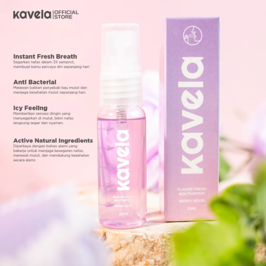 Kavela Berry Mood Mouthspray 20 ml 1pcs