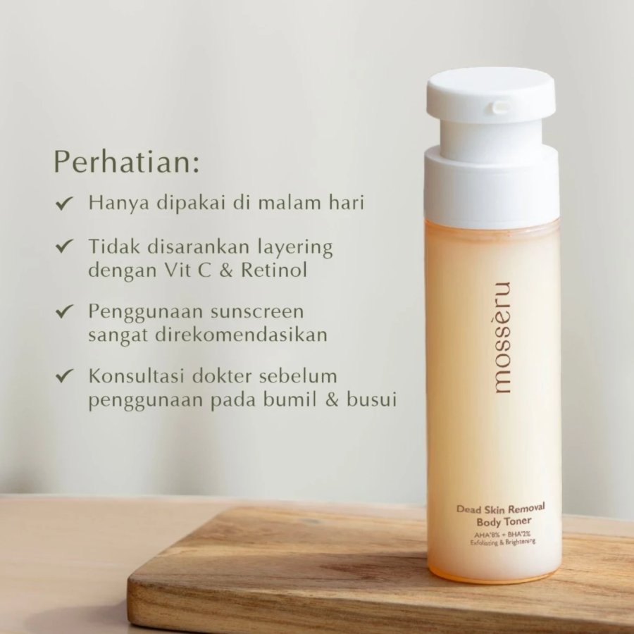 Mosseru AHA 8%+BHA 2% Dead Skin Remover Body Toner 100ml