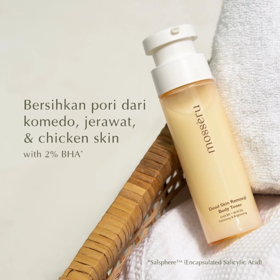 Mosseru AHA 8%+BHA 2% Dead Skin Remover Body Toner 100ml