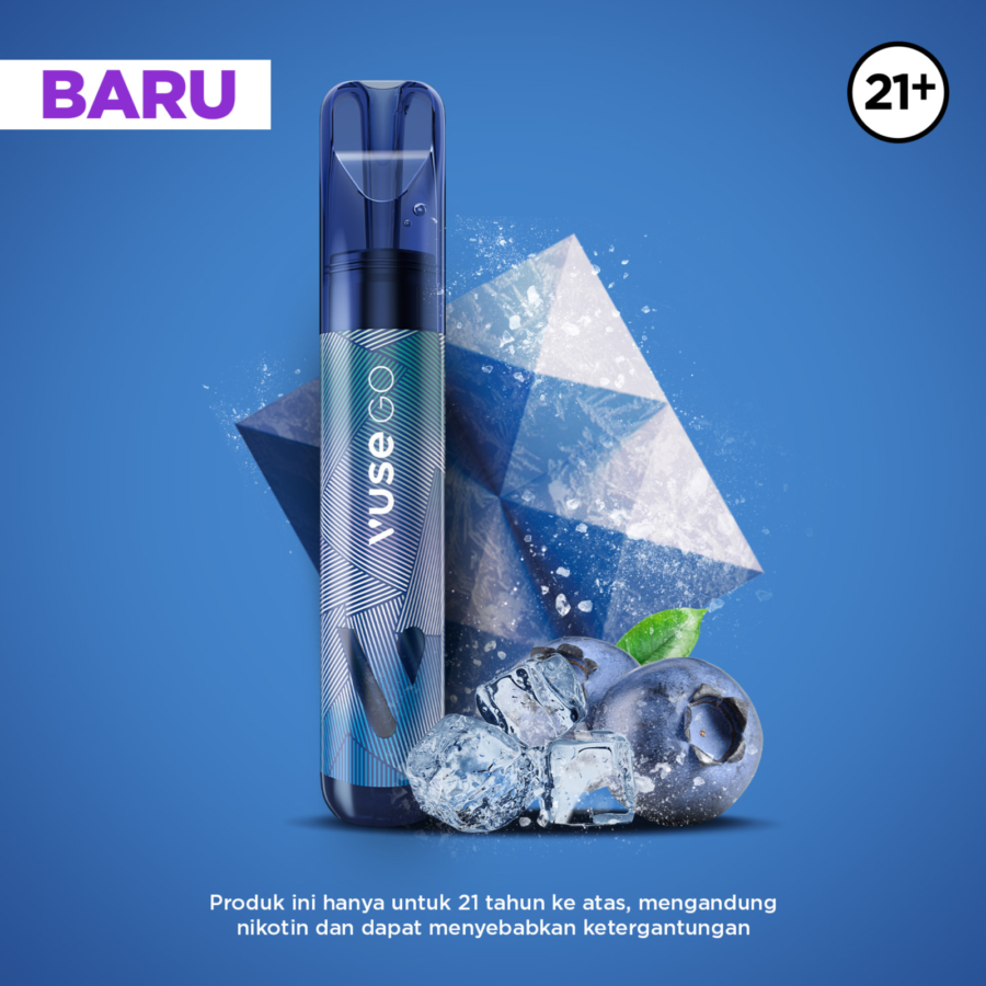 Vuse Go 1000 Blueberry Ice Rokok Elektrik 1pcs