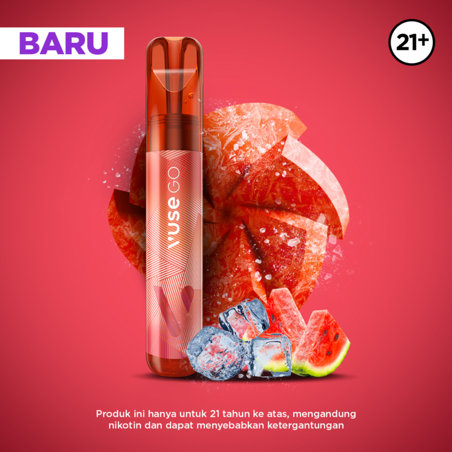 Vuse Go 1000 Watermelon Ice Rokok Elektrik 1pcs
