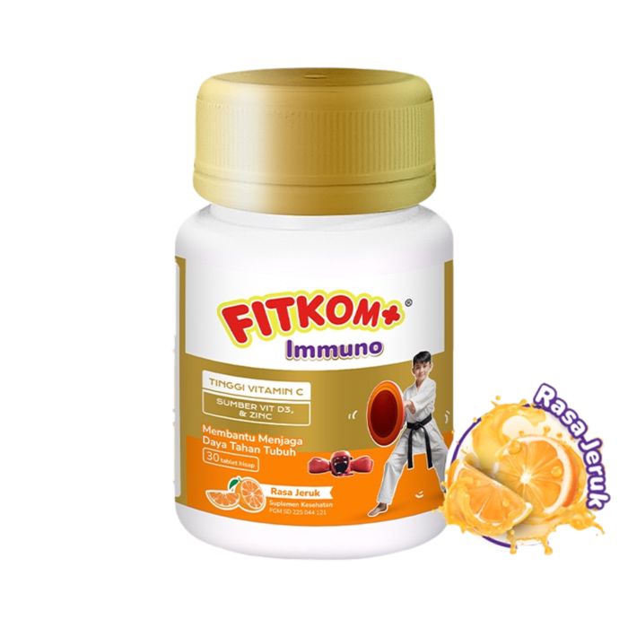 Fitkom+ Immuno Suplemen Daya Tahan Tubuh 30tablet