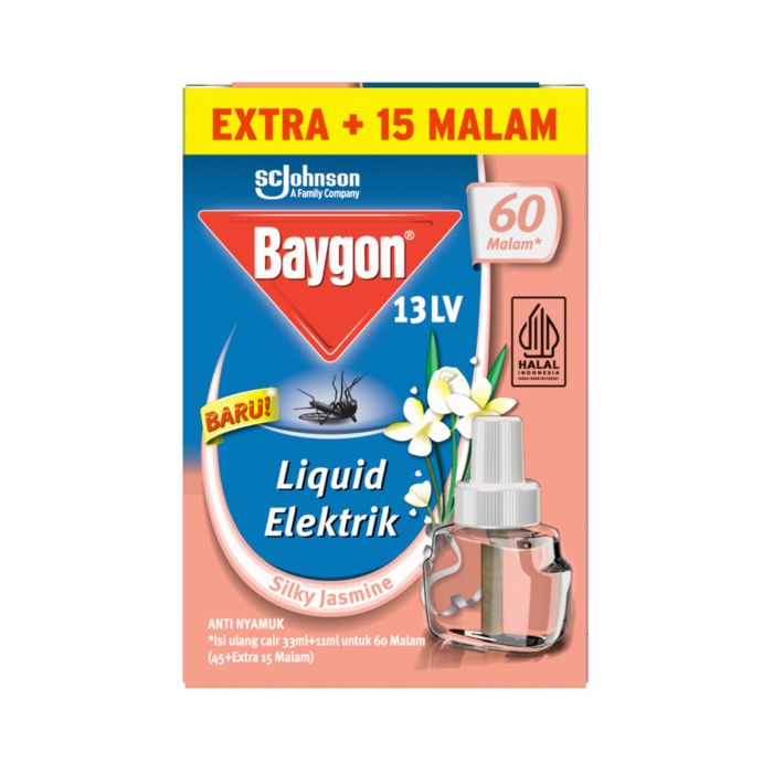 Baygon Liquid Electric Silky Jasmine Pembasmi Serangga Refill