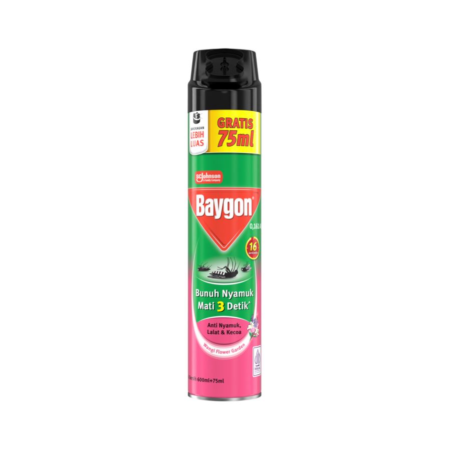 Baygon Aerosol Flower Garden Pembasmi Serangga 600ml