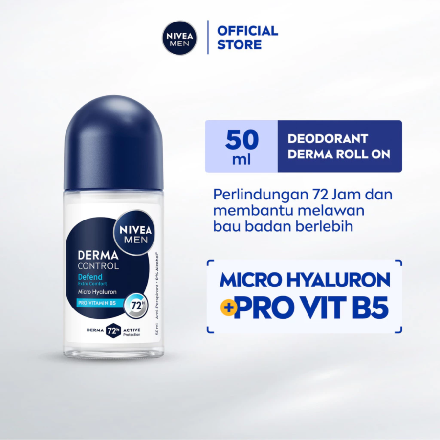 Nivea Men Derma Control Defend Deodorant Roll On 50ml