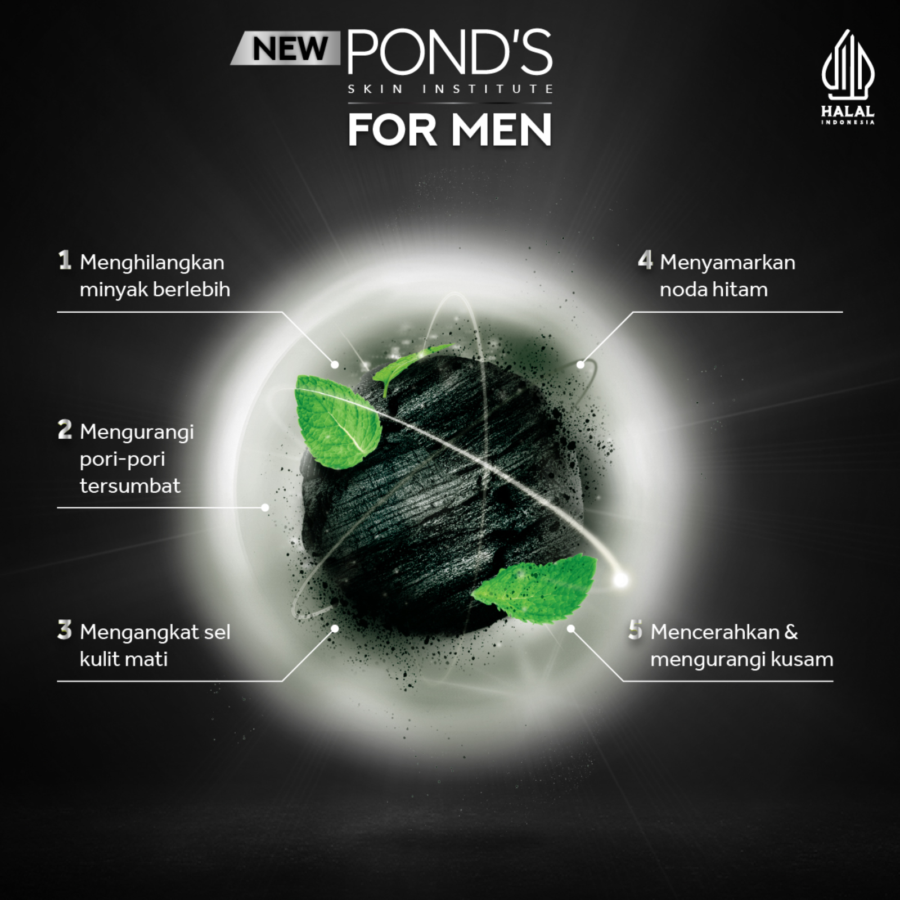 Pond's Men Oil Control & Brightening Icy Foam Face Wash 100gram