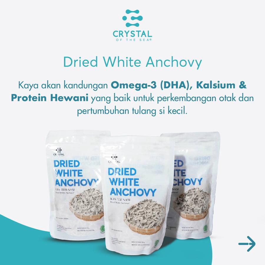 Crystal Of The Sea Dried White Anchovy 80gram