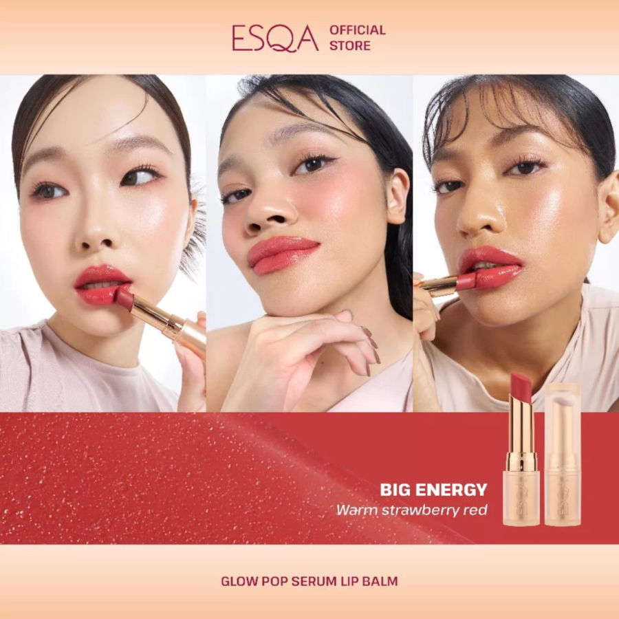 Esqa Glow Pop Serum Big Energy Lip Balm 3gram