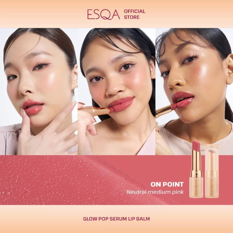 Esqa Glow Pop Serum On Point Lip Balm 3gram