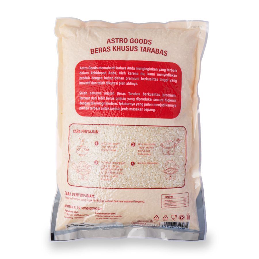Beras Jepang Japonika Astro Goods 2kg