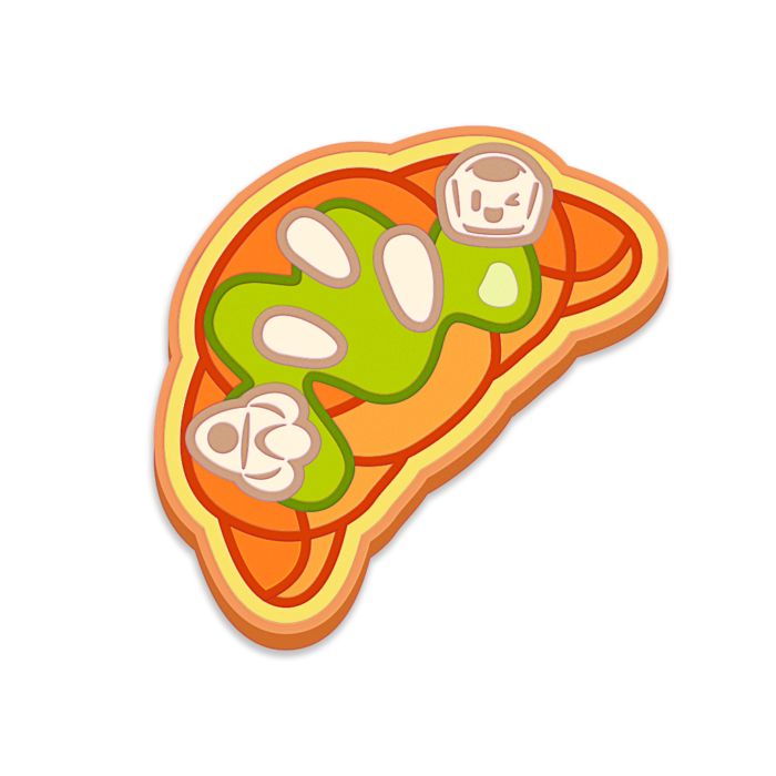 Rubber Coaster Croissant Airo Astro Kids
