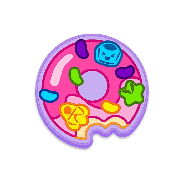 Rubber Coaster Sparkling Donut Airo Astro Kids