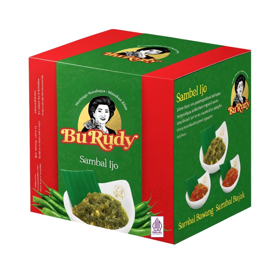Bu Rudy Sambal Ijo Sachet 10sachets