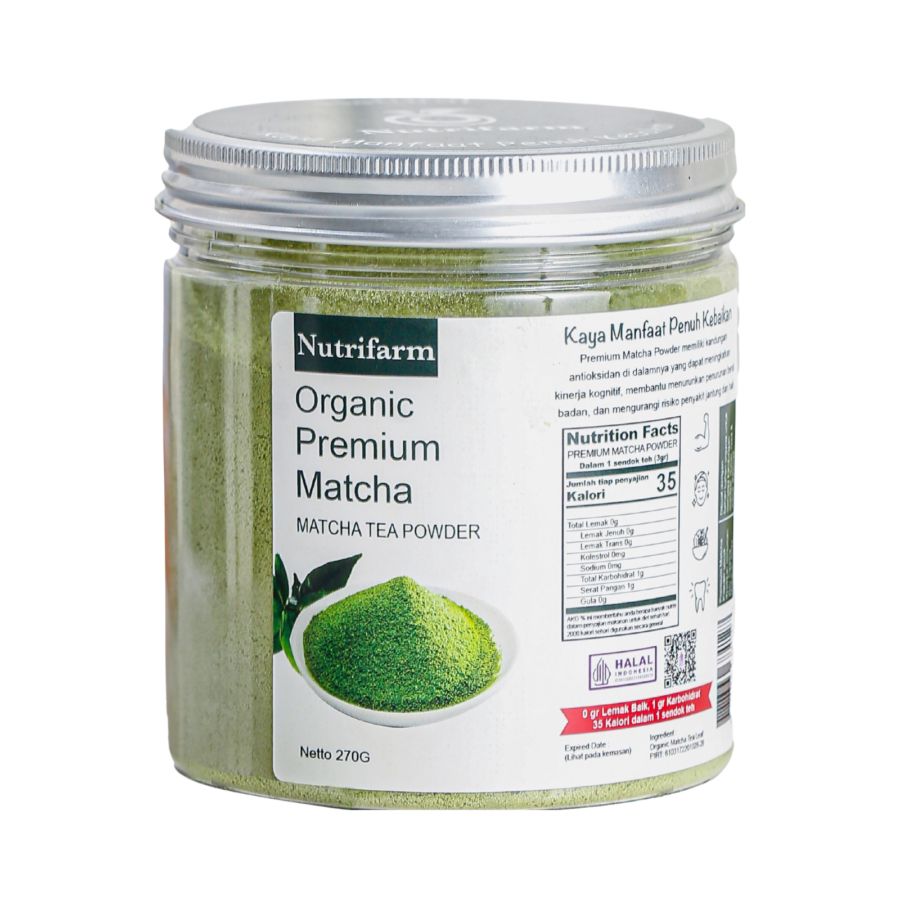 Nutrifarm Organic Premium Matcha Powder 270gram