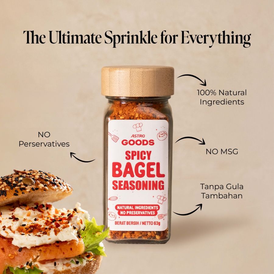 Spicy Bagel Seasoning Astro Goods 63gram