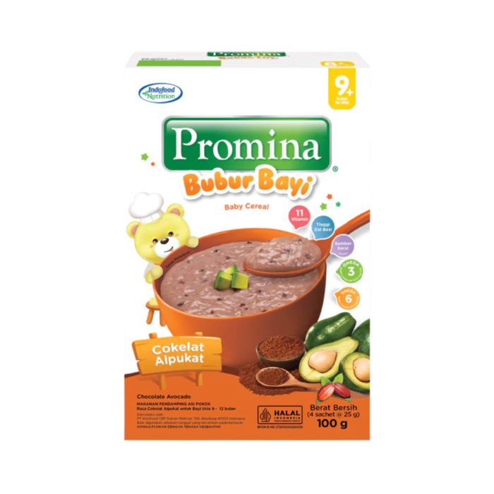 Promina Sweet Cereal Chocolate Avocado 9+ Bulan Snack Bayi