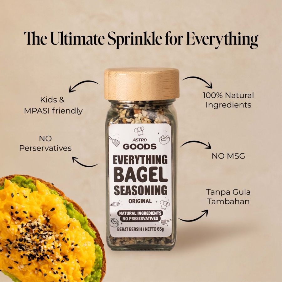 Everything Bagel Seasoning Original Astro Goods 65gram