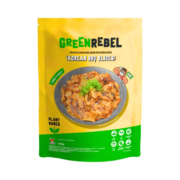 Green Rebel Protein Olahan Rasa Daging Iris Bumbu Korea Korean BBQ Slices