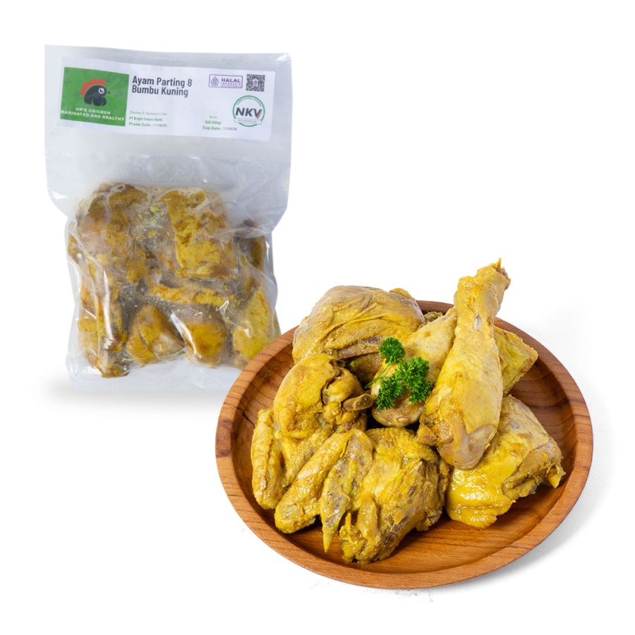 Ayam Parting 8 Bumbu Kuning Oke Chicken 500-600gram