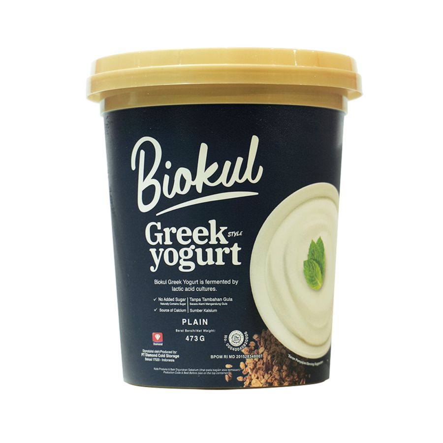 Biokul Greek Yogurt Plain 473gram