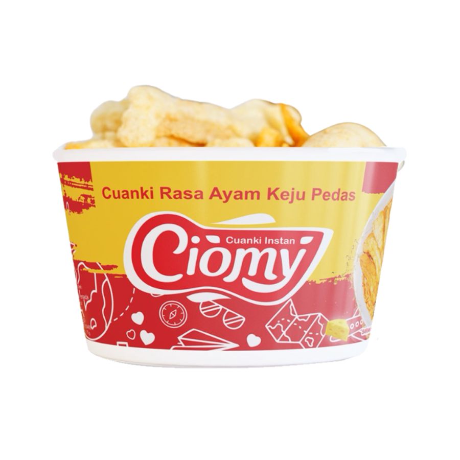 Ciomy Cuanki Cheese Spicy Cup 70gram