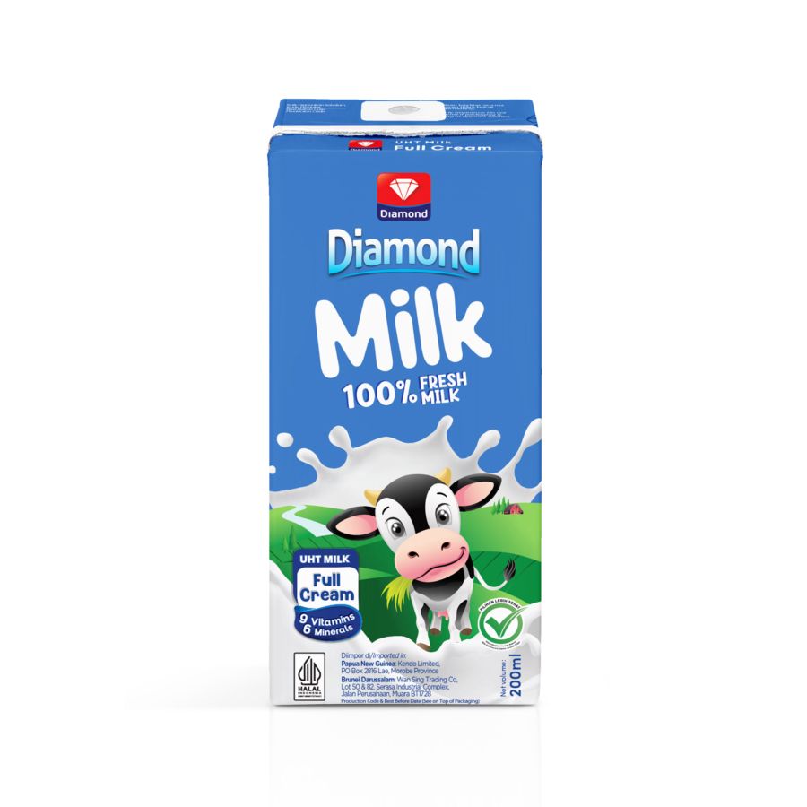 Diamond Milk Full Cream Susu UHT 200ml