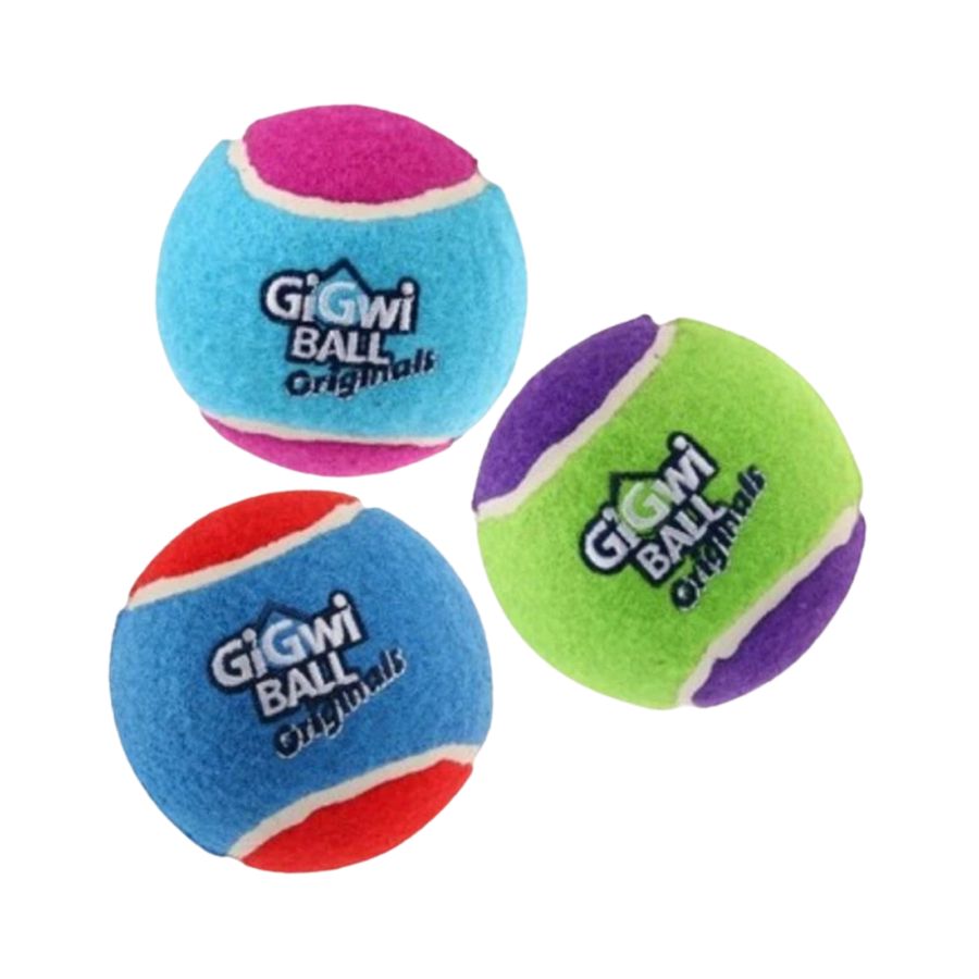 Gigwi Mainan Anjing Bola Tenis Original Size S 1pcs